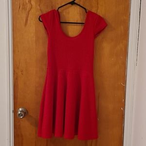 Vibrant red dress